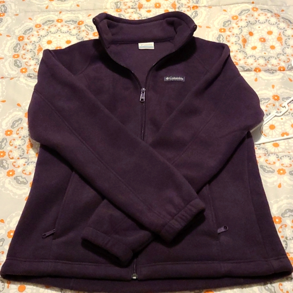 Purple Columbia fleece zip up